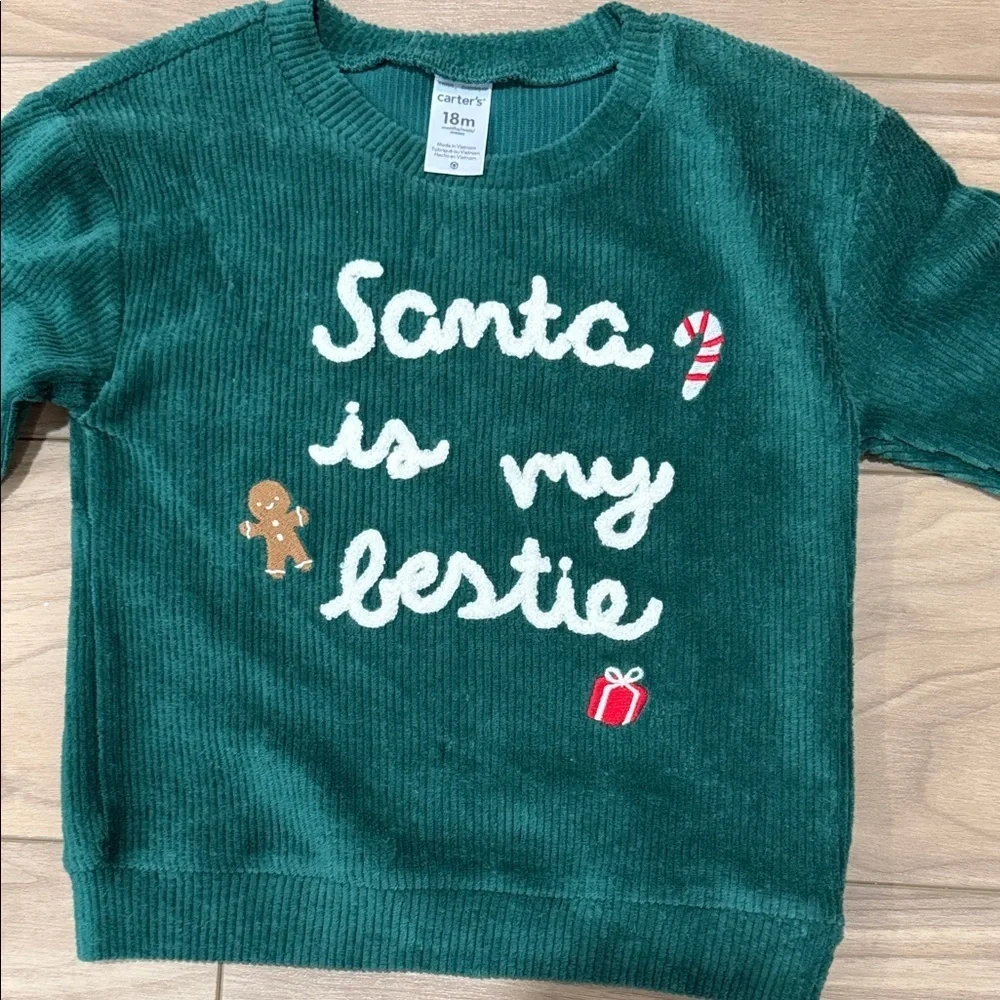 Santa Is My Bestie Festive Kids Matching Set